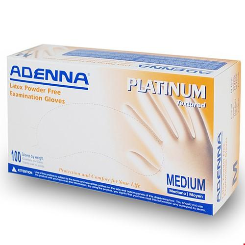 Adenna Platinum Latex PF Gloves Natural White, 100/Box Adenna Platinum Latex PF Gloves Natural White, 100/Box